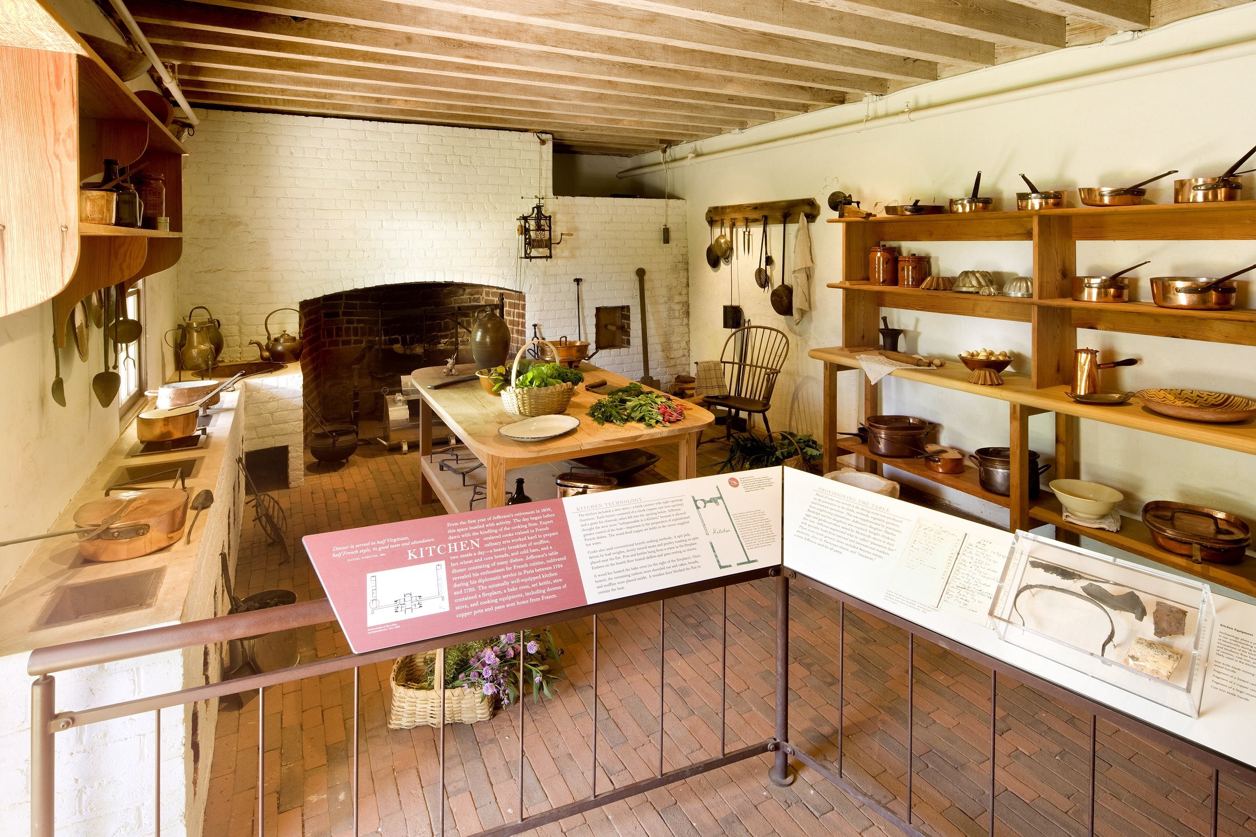 Monticello''s Restored 1809 Kitchen