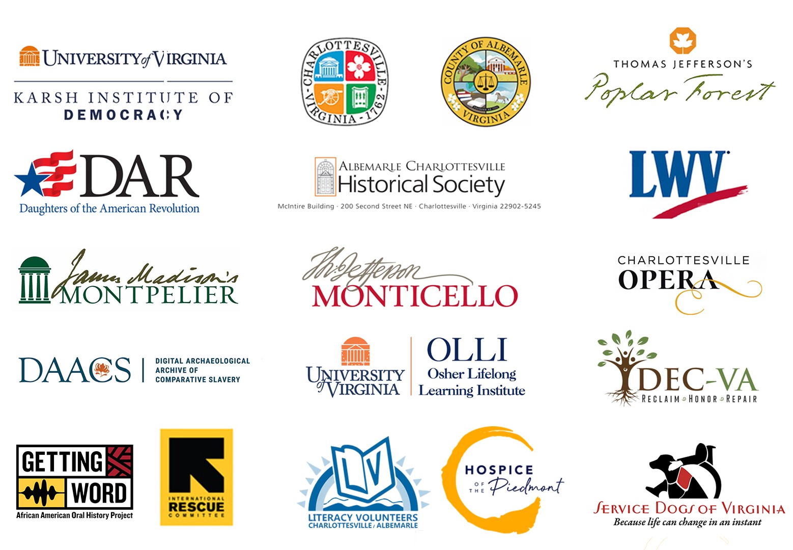 July 4 Community Partners Logos