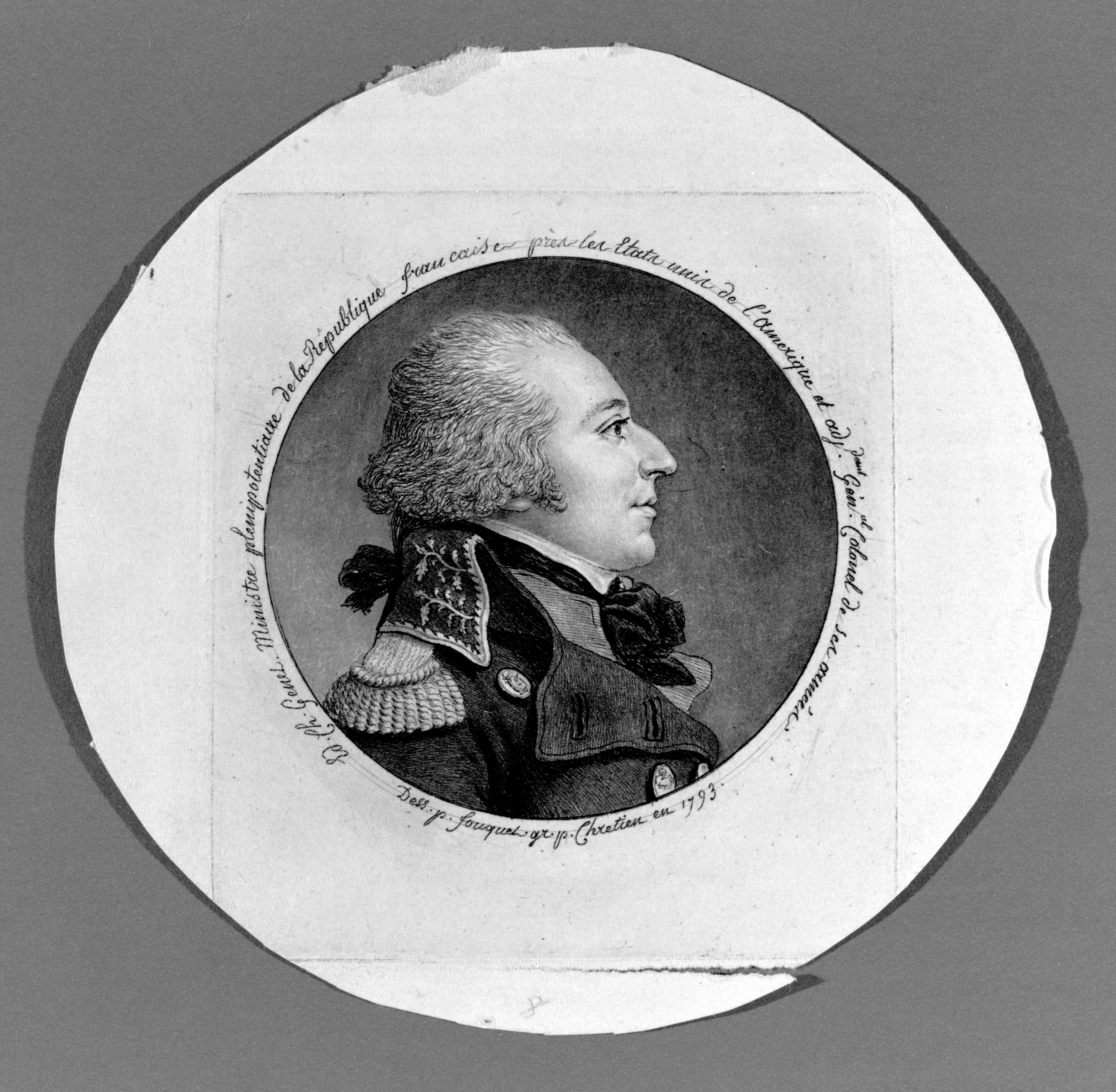 He probably presented this miniature to Jefferson as a routine diplomatic gift — possibly the only routine act of his short, controversial career.
