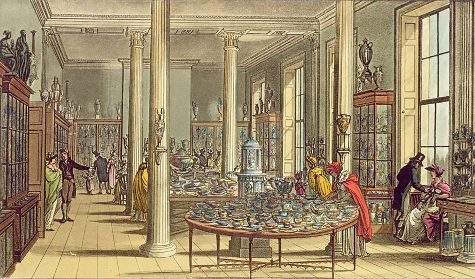 St. James’s Square: Wedgwood and Byerley Showroom, York Street, 1809. Guildhall Library, City of London/Bridgeman Art Library International