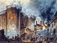 Painting of the Storming of the Bastille