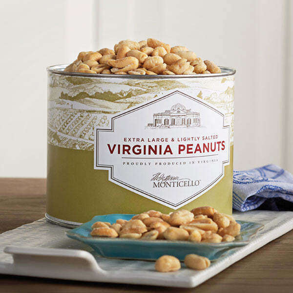 Canister of Virginia peanuts