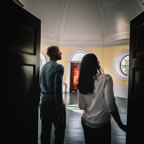 A couple entering Monticello's third-floor Dome Room gets the inside view of an iconic Virginia landmark.
