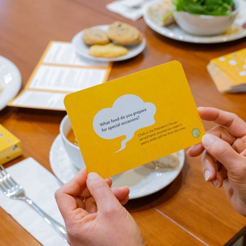 Feast of Reason card game and dinner