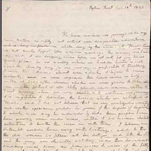 Letter written by Ellen Wayles Randolph [Coolidge]