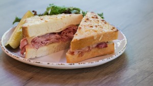 Chef Marc Murphy's croque monsieur sandwich