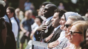 New citizens take the Oath of Citizenship on July 4 at Monticello