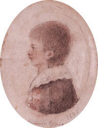 Profile of Francis Wayles Eppes as a young boy