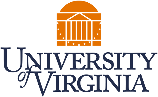 University of Virginia logo with orange Rotunda icon